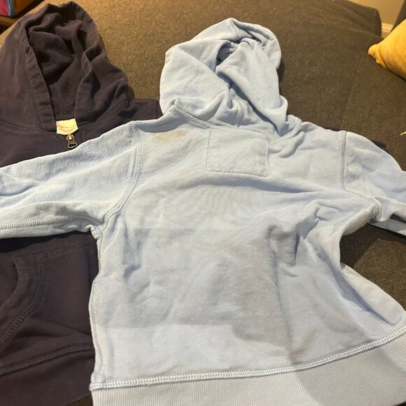 🧵 Bundle of 2 Hanna Andersson Zip-Up Hoodies – Size 4T 🧵 - Picture 4 of 8